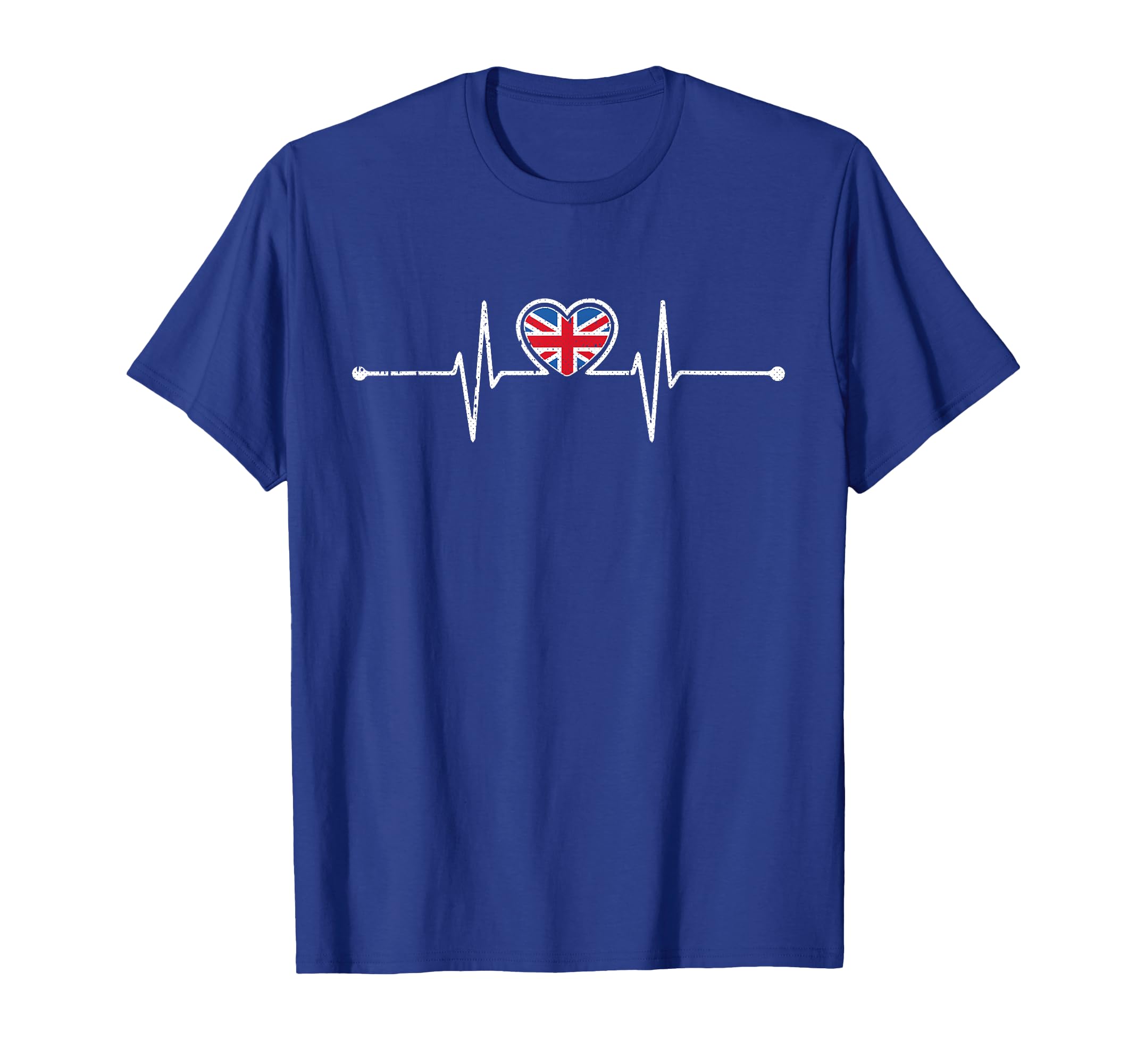 England Soccer Heartbeat English T-Shirt - Fun Novelty Design Unisex