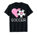 I Love Soccer Goalie Player Fan Game Day T-Shirt - Minimalist Print Unisex