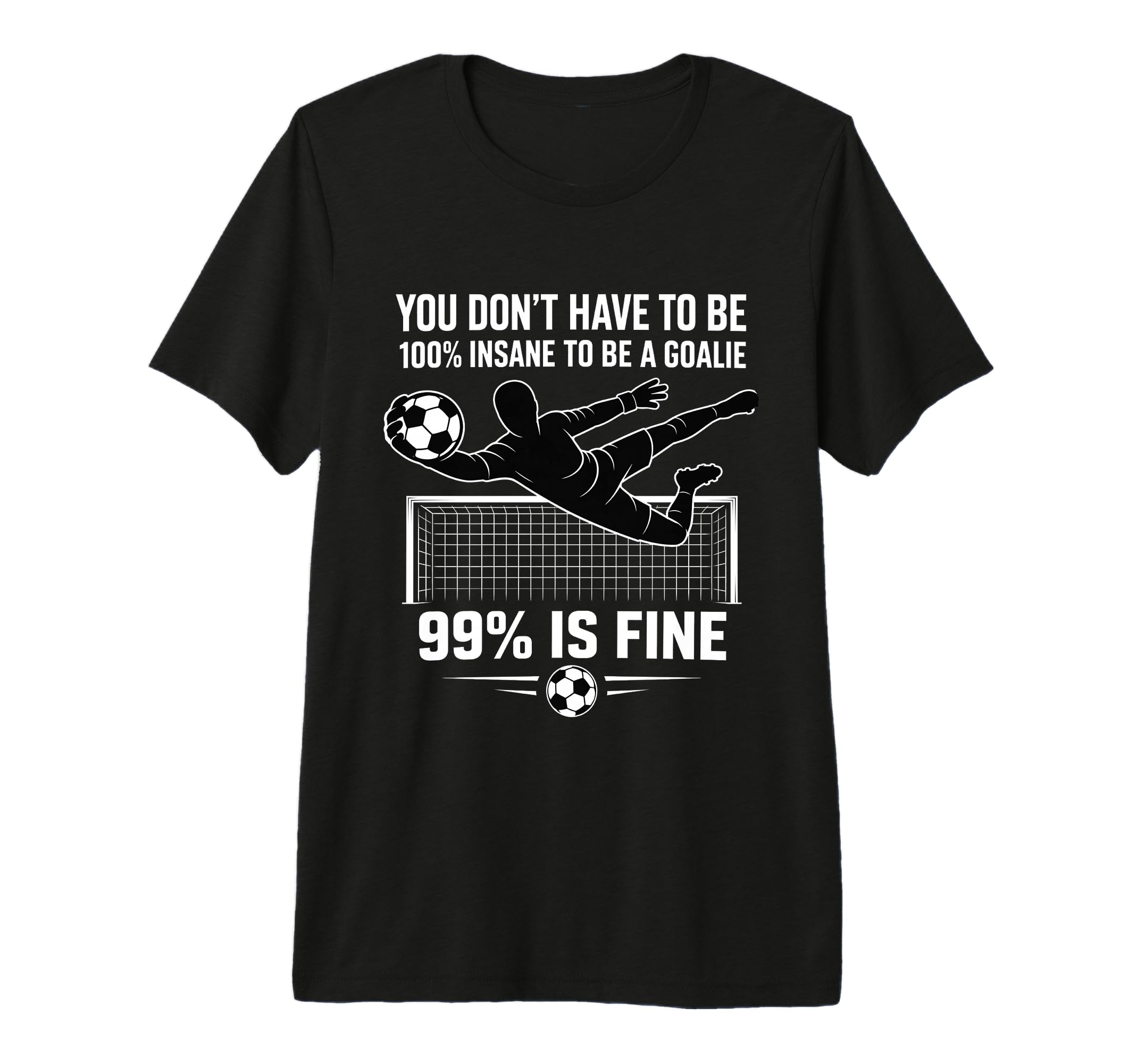 You Dont Have To Be 100 Insane To Be T-Shirt - Minimalist Print Unisex