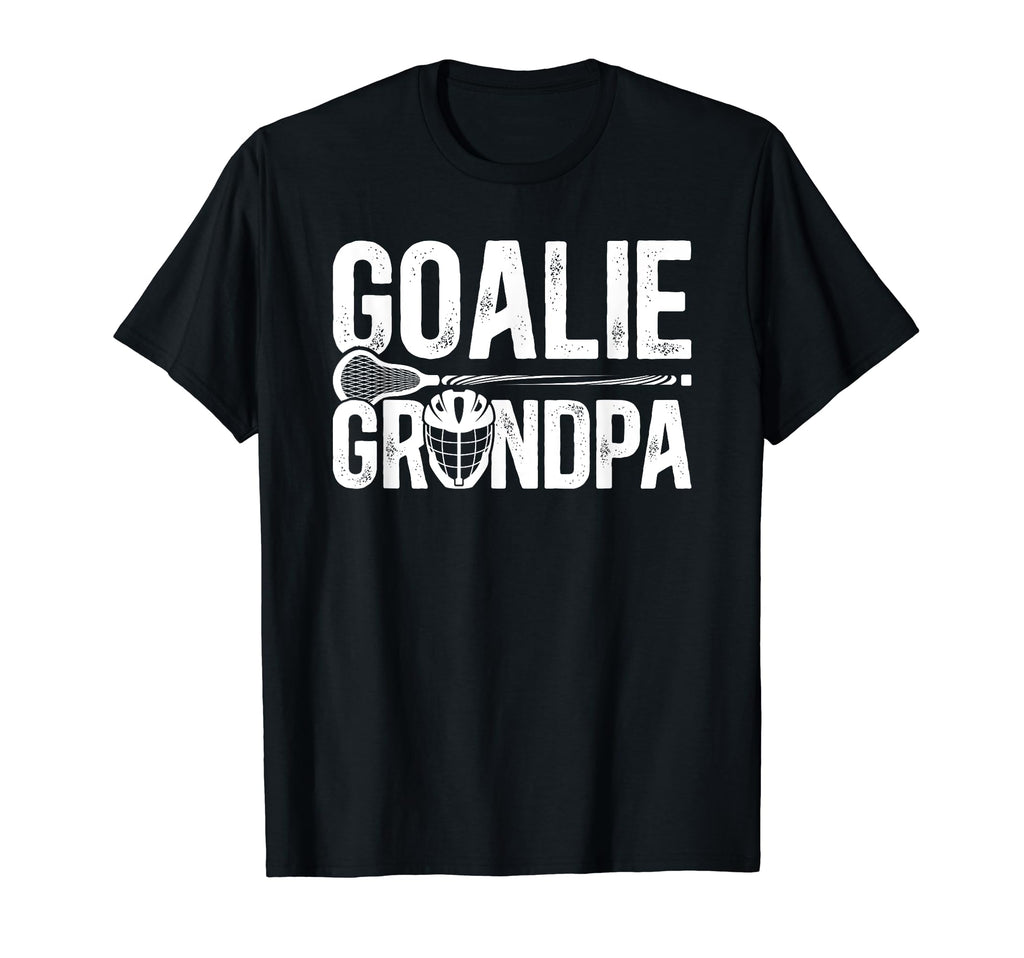 Lacrosse Goalie Grandpa Lacrosse T-Shirt - Trendy Graphic for Adults