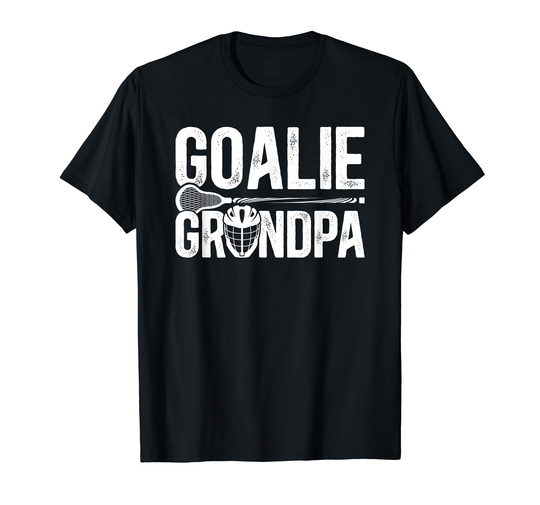 Lacrosse Goalie Grandpa Lacrosse T-Shirt - Trendy Graphic for Adults