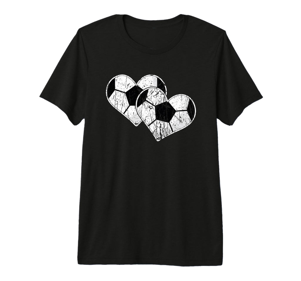 Soccer Heart Passion Sports Fan T-Shirt - Casual Everyday Wear Men Women