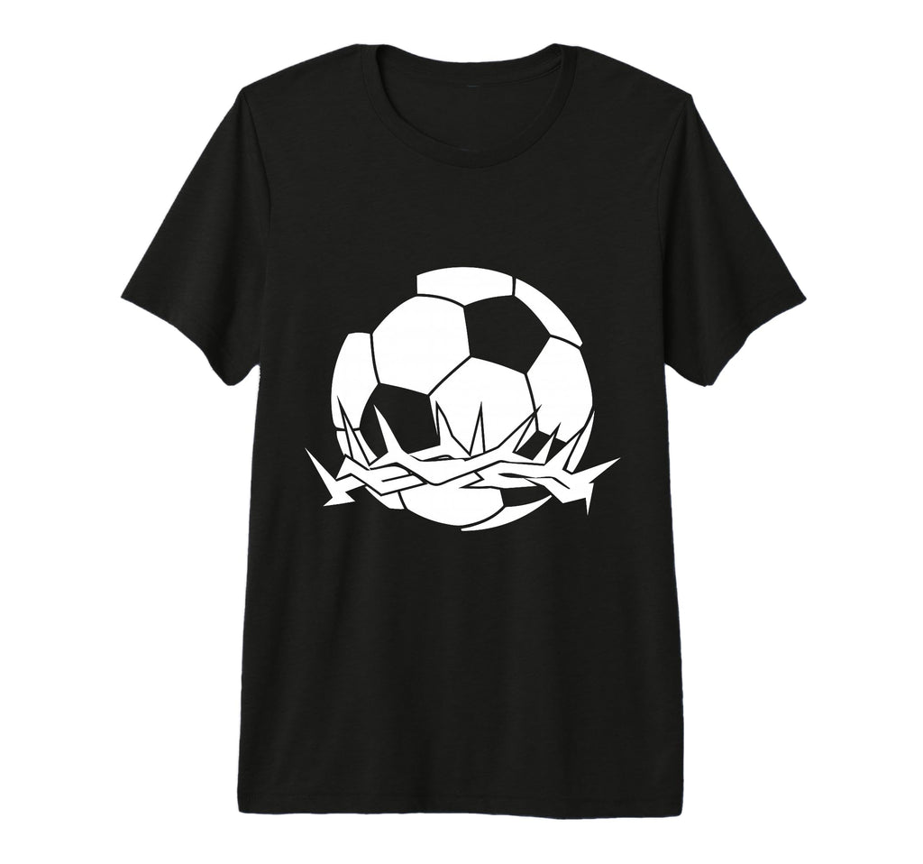 Religious Jesus Soccer Christ T-Shirt - Casual Everyday Wear for Adults