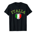 Italia Soccer Distressed T-Shirt - Aesthetic Graphic for Adults
