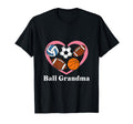Ball Grandma Funny Soccer Football T-Shirt - Trendy Graphic Unisex