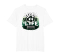 Soccer Is Life Inspiring Football Fan Mens T-Shirt - Trendy Graphic Unisex