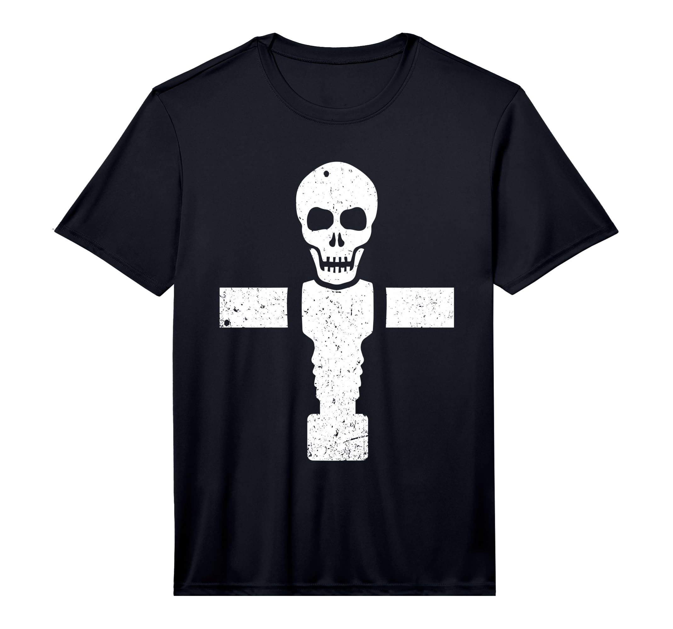 Foosball Skull Soccer Player Sports T-Shirt - Aesthetic Graphic for Adults