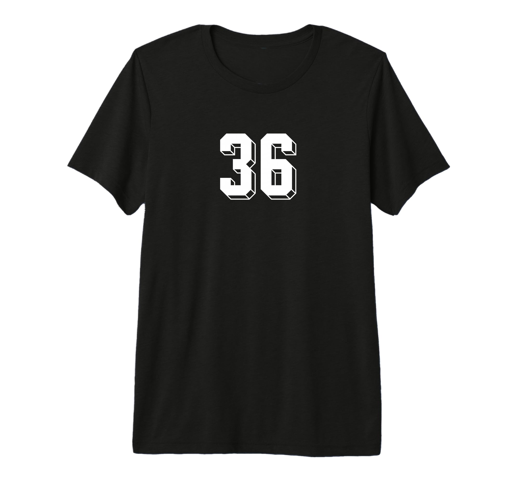 Number 36 80S 90S Soccer Team Jersey T-Shirt - Trendy Graphic Unisex