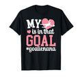 Proud Soccer Goalie Nana Soccer T-Shirt - Minimalist Print for Adults