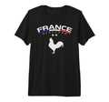 France Soccer Rooster Tri Blend T-Shirt - Streetwear Style Men Women