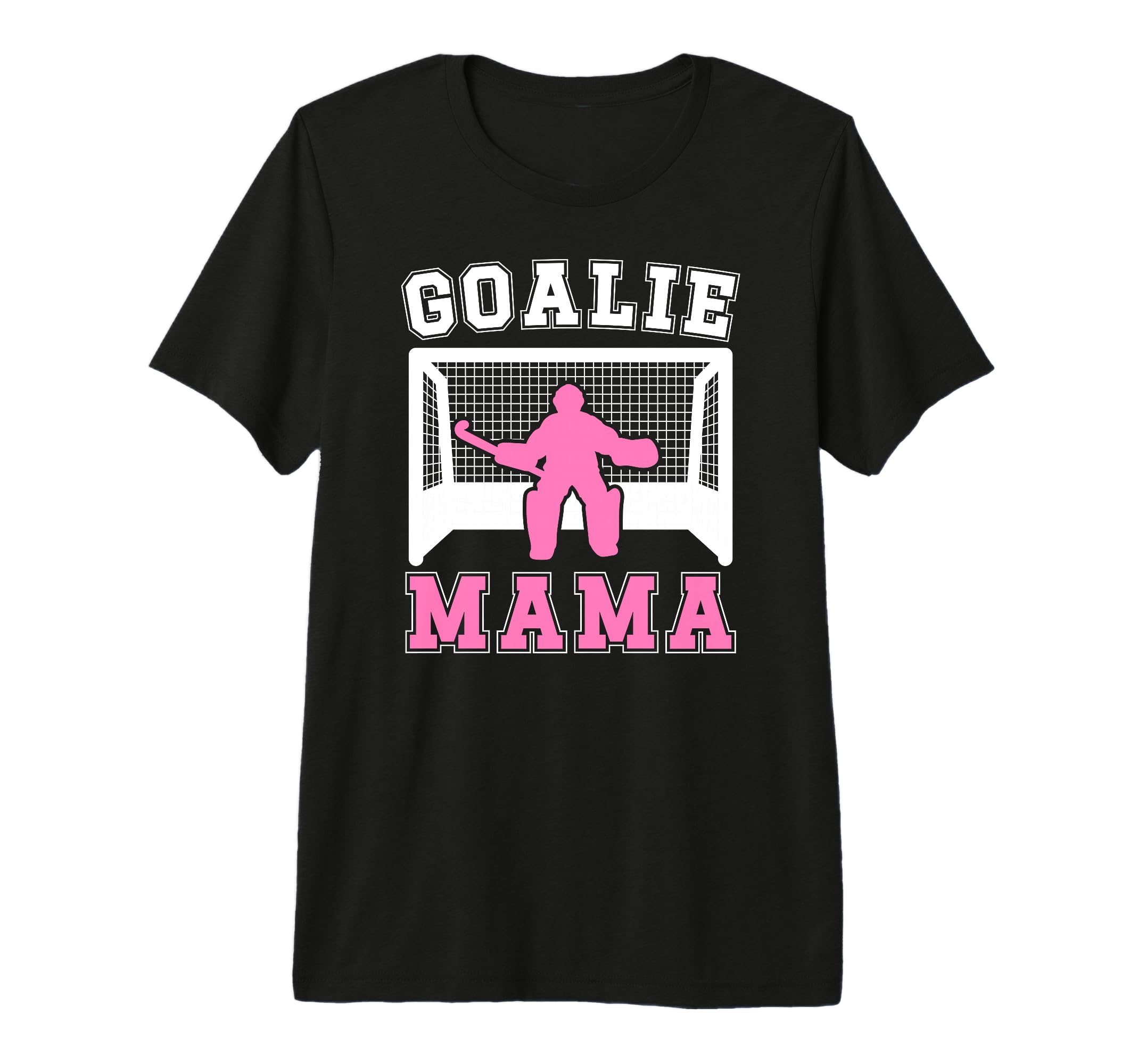 Proud Field Hockey Goalkeeper Mom T-Shirt - Fun Novelty Design Unisex