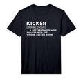 Mens Kicker Soccer Player Who Walked T-Shirt - Trendy Graphic Men Women
