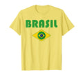 Brasil Fan Brazil Soccer Brazilian Flag T-Shirt - Graphic Print Unisex