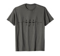 Foosball Player Heartbeat Table Soccer T-Shirt - Graphic Print Men Women