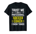 Professional Soccer Coach Funny T-Shirt - Minimalist Print for Adults
