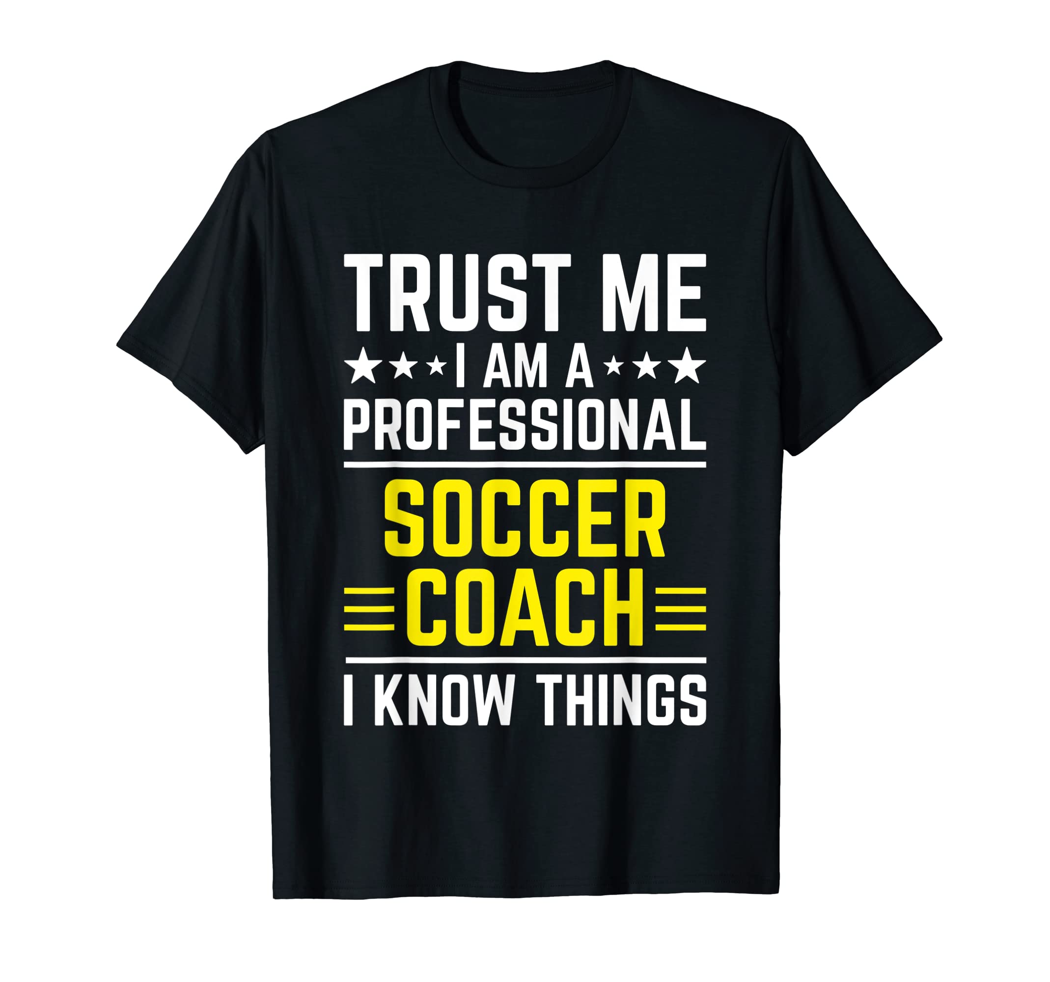 Professional Soccer Coach Funny T-Shirt - Minimalist Print for Adults