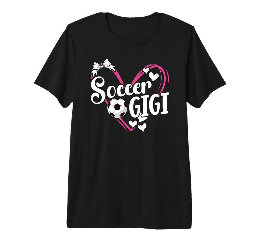 Soccer Gigi Heart Gigi Soccer Player Gigi T-Shirt - Novelty Apparel Unisex
