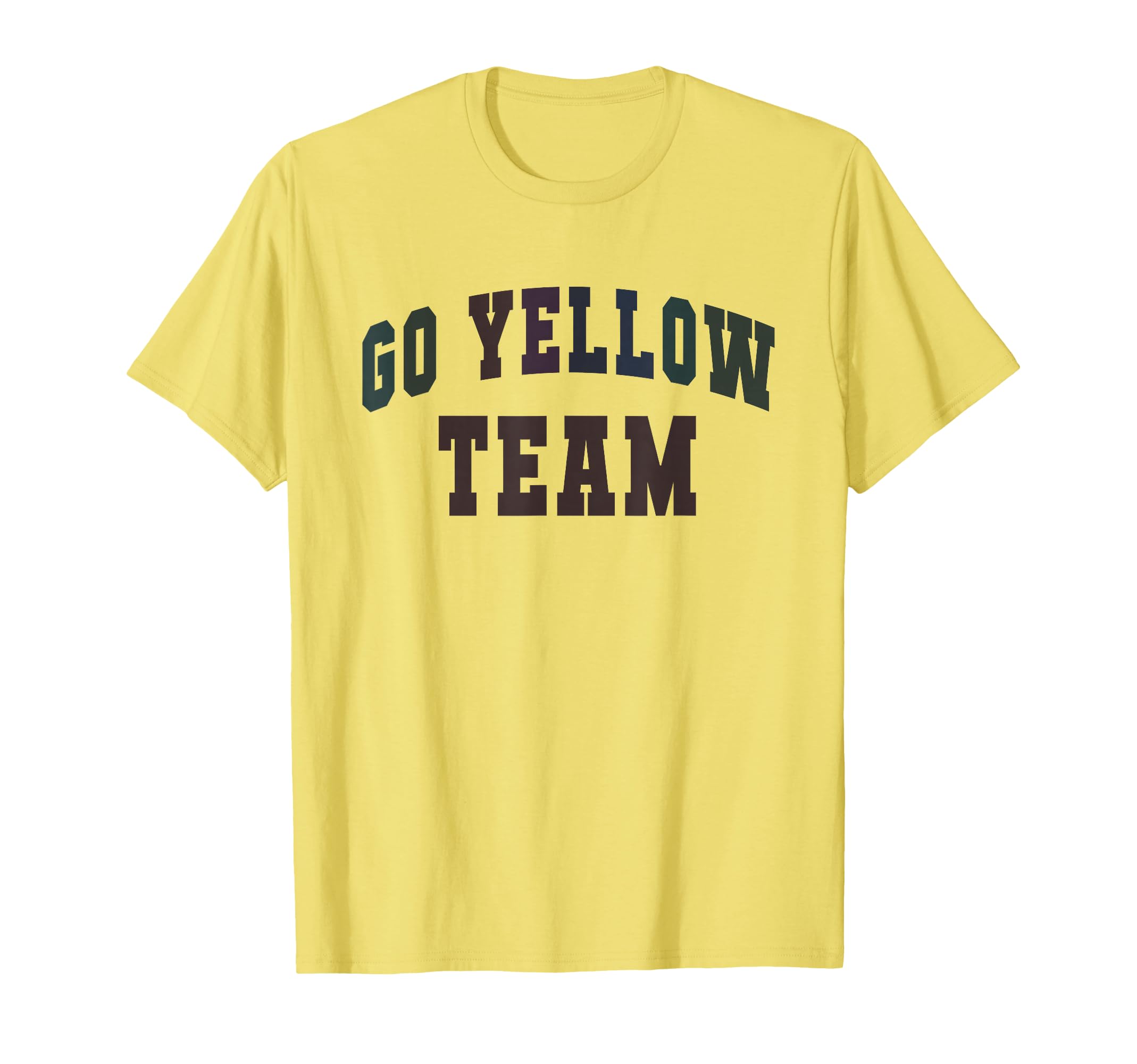 Lets Go Yellow Team Tournament War T-Shirt - Fun Novelty Design Unisex