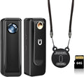 Mini Body Camera 64GB, 4K 30FPS Action Camera, Hands Free Sports Camera with Magnetic Back Clip, Wearable Body Cam POV Records Using for Traveling Cycling Vlogging