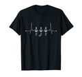 Foosball Player Heartbeat Table Soccer T-Shirt - Trendy Graphic Unisex