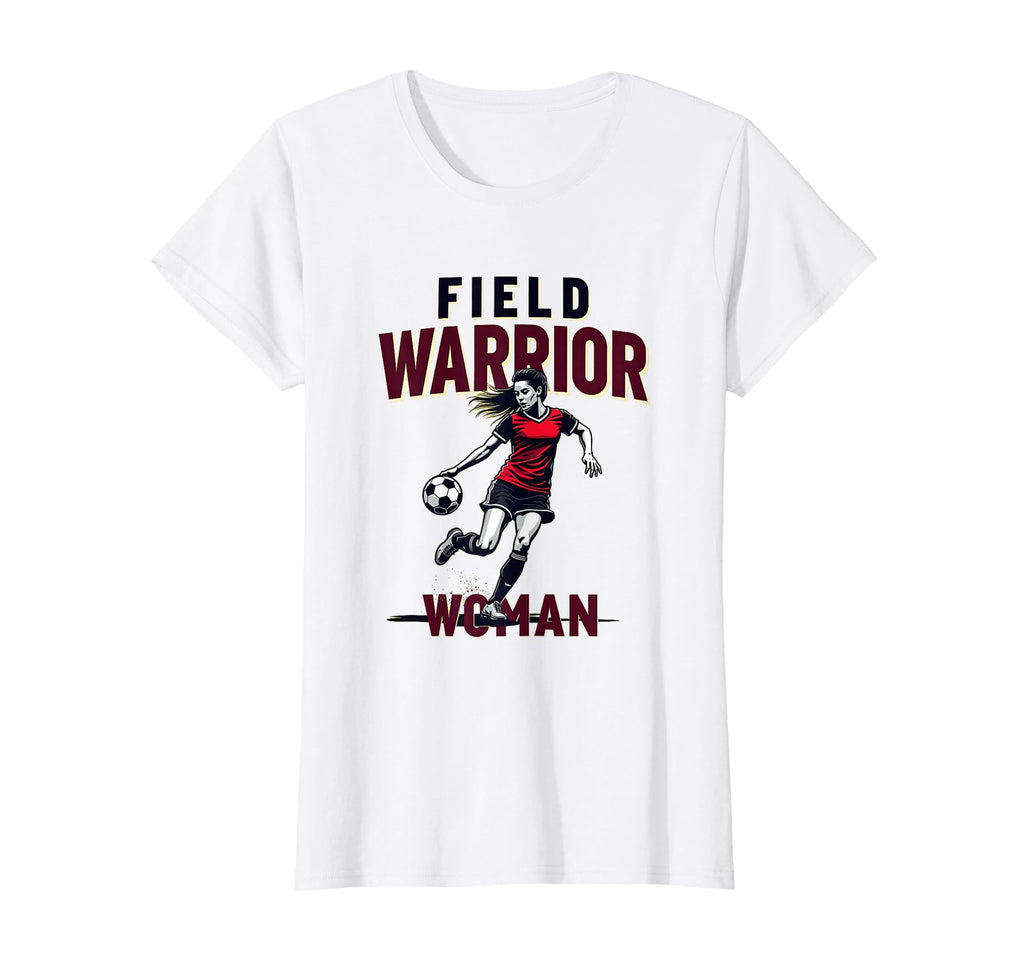 Field Warrior Soccer T-Shirt - Minimalist Print Men Women