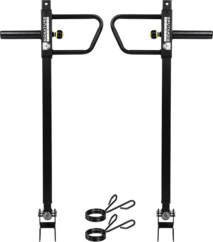 Upgraded Adjustable Jammer Arms, Lever Arms, Monolift Attachments Rated 600 LB Per Arm, Fits Racks at All Post Sizes and Hole Sizes, Pair