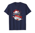 Soccer Goalkeeper Holiday Santa Claus T-Shirt - Graphic Print for Adults