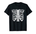 Distressed Rib Cage Heart Soccer T-Shirt - Aesthetic Graphic Unisex
