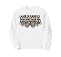 Leopard Soccer Mama Coquette Bow Funny Sweatshirt - Novelty Apparel Unisex