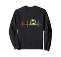 I Love Beach Soccer Beach Sweatshirt - Aesthetic Graphic Unisex