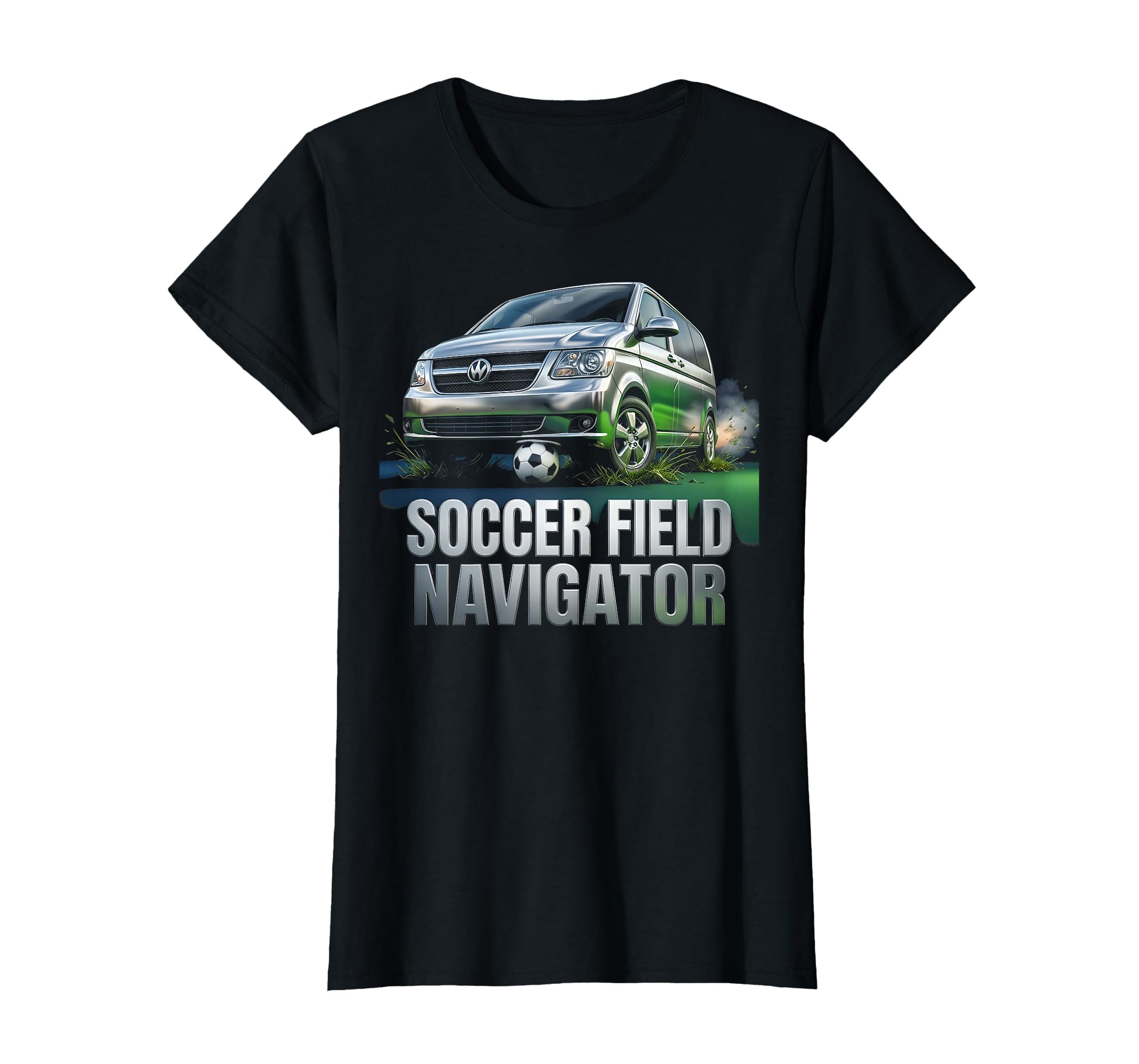 Soccer Field Navigator Funny Soccer T-Shirt - Minimalist Print for Adults