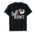 Ball Aunt Heart Funny Football T-Shirt - Custom Art Print for Adults