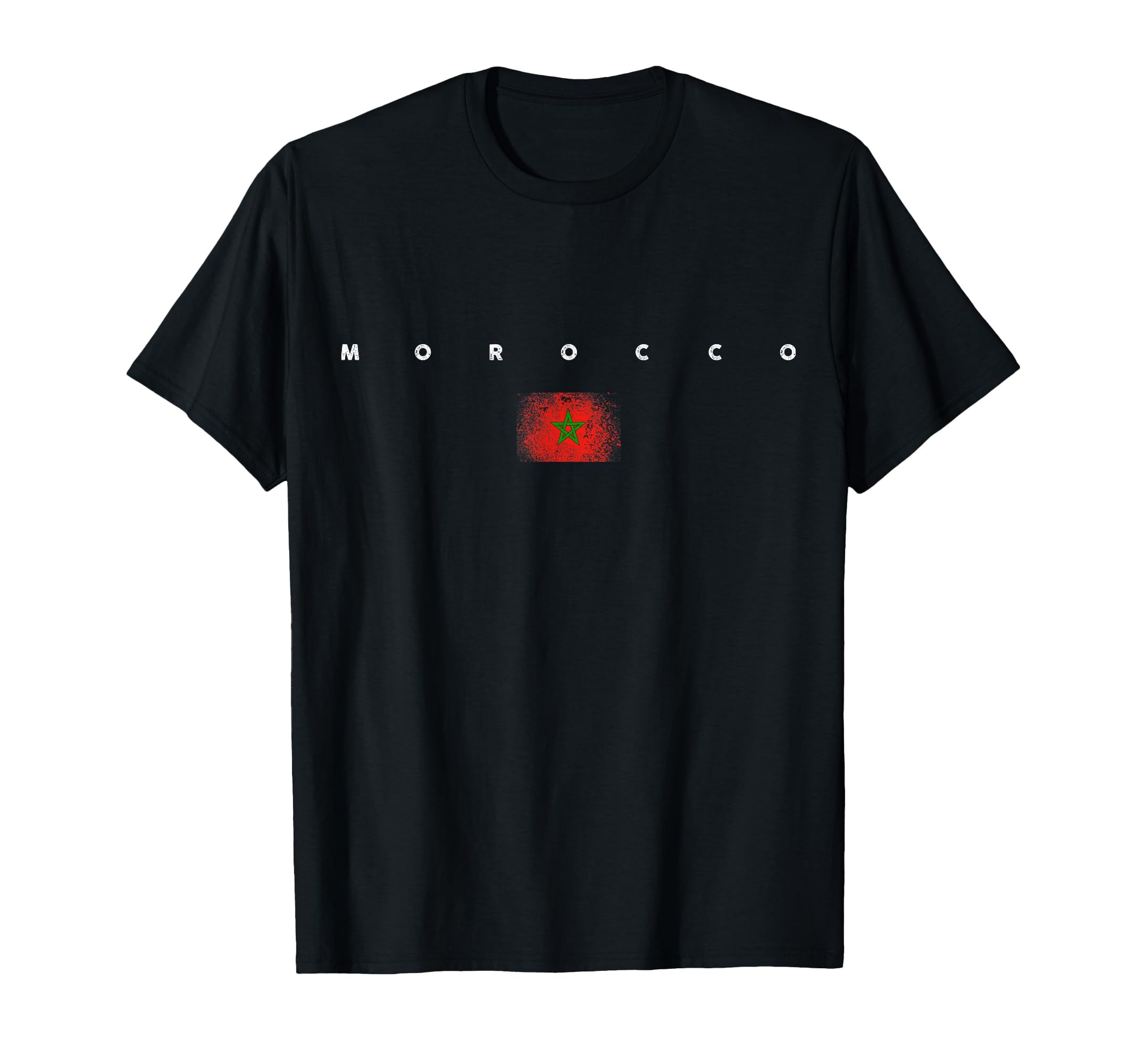 Morocco Flag Pride Soccer Moroccan T-Shirt - Trendy Graphic for Adults