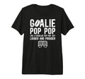 Mens Hockey Goalie Pop Pop Ice Hockey T-Shirt - Novelty Apparel Men Women