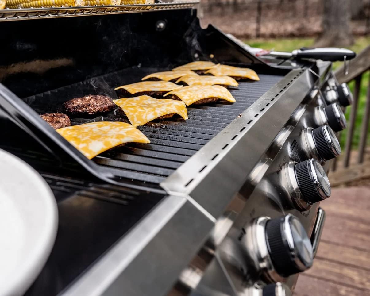 Monument Grills Larger 4-Burner Propane Gas Grills Stainless Steel with Cooking Grids(2 Items)