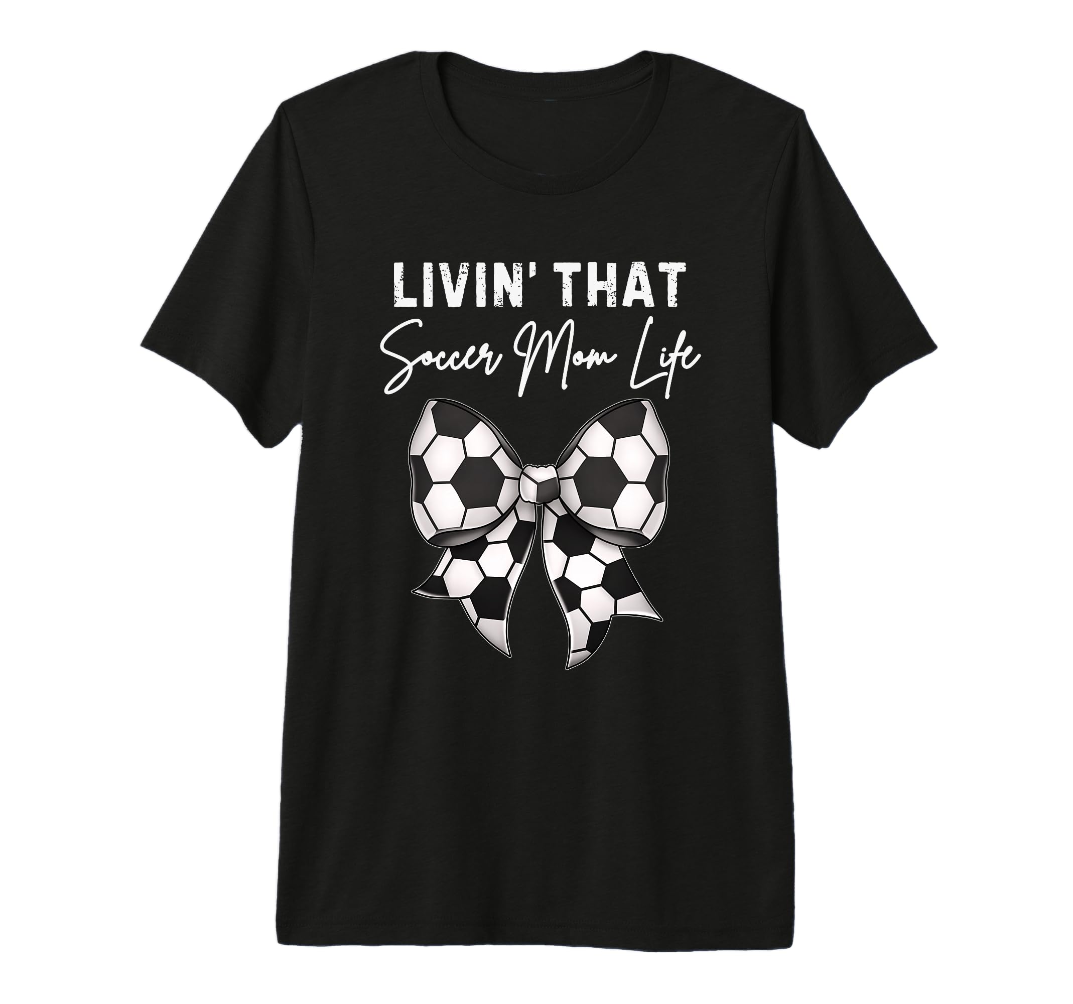 Living That Soccer Mom Life Coquette T-Shirt - Streetwear Style for Adults