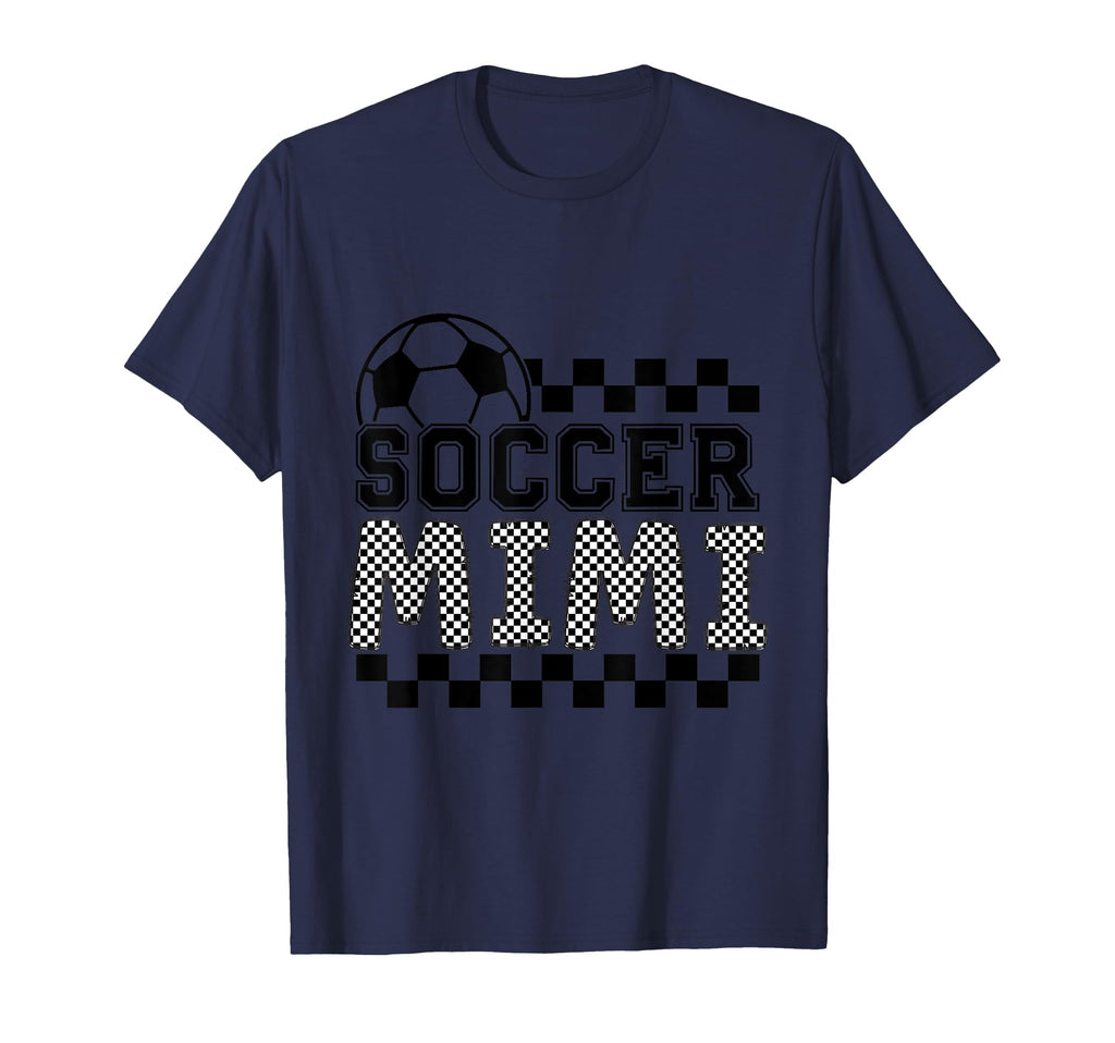 Soccer Mimi Checker Checkered T-Shirt - Graphic Print Men Women