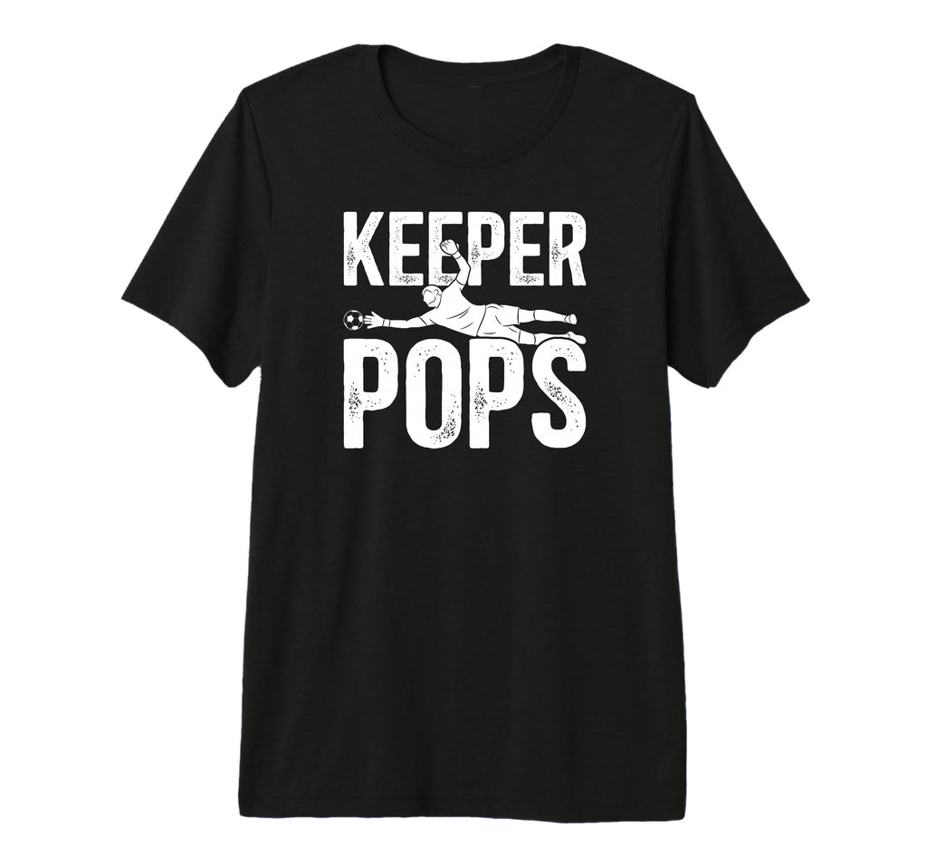 Mens Soccer Keeper Pops Soccer T-Shirt - Casual Everyday Wear Unisex
