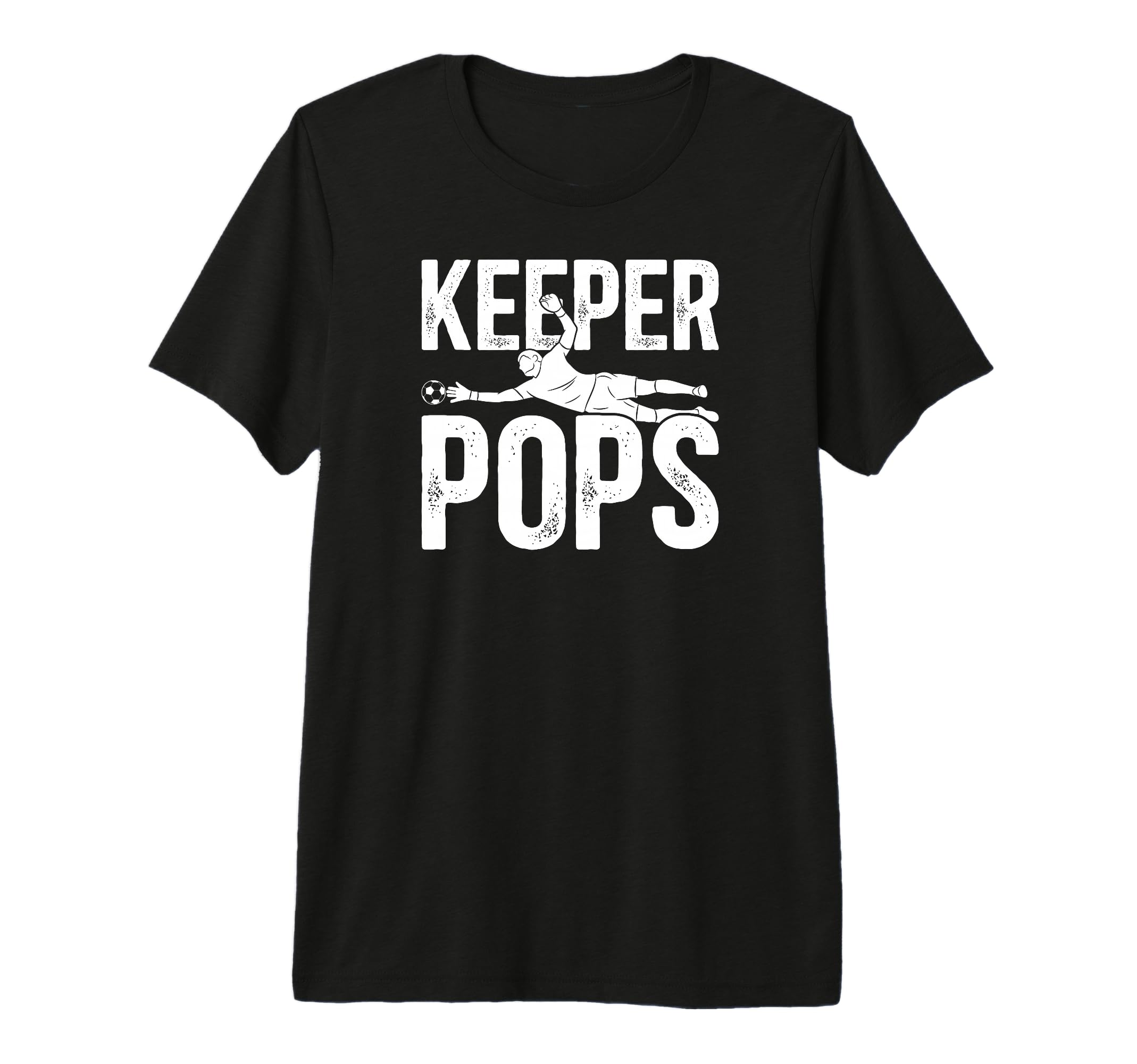 Mens Soccer Keeper Pops Soccer T-Shirt - Casual Everyday Wear Unisex