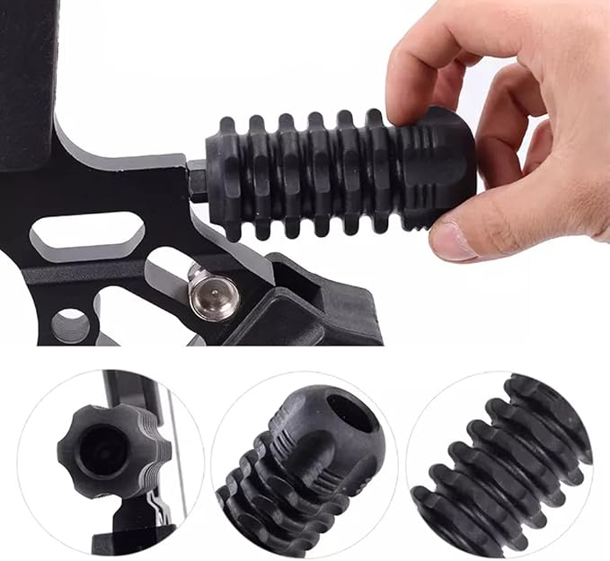 SOPOGER Archery Compound Bow Stabilizer Bow Riser Extension Dampener Target Quick Disconnect Silencers Stabilizer for Recurve Bow Hunting Shooting