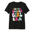 My Soccer Era Groovy Soccer Tri Blend T-Shirt - Graphic Print Unisex