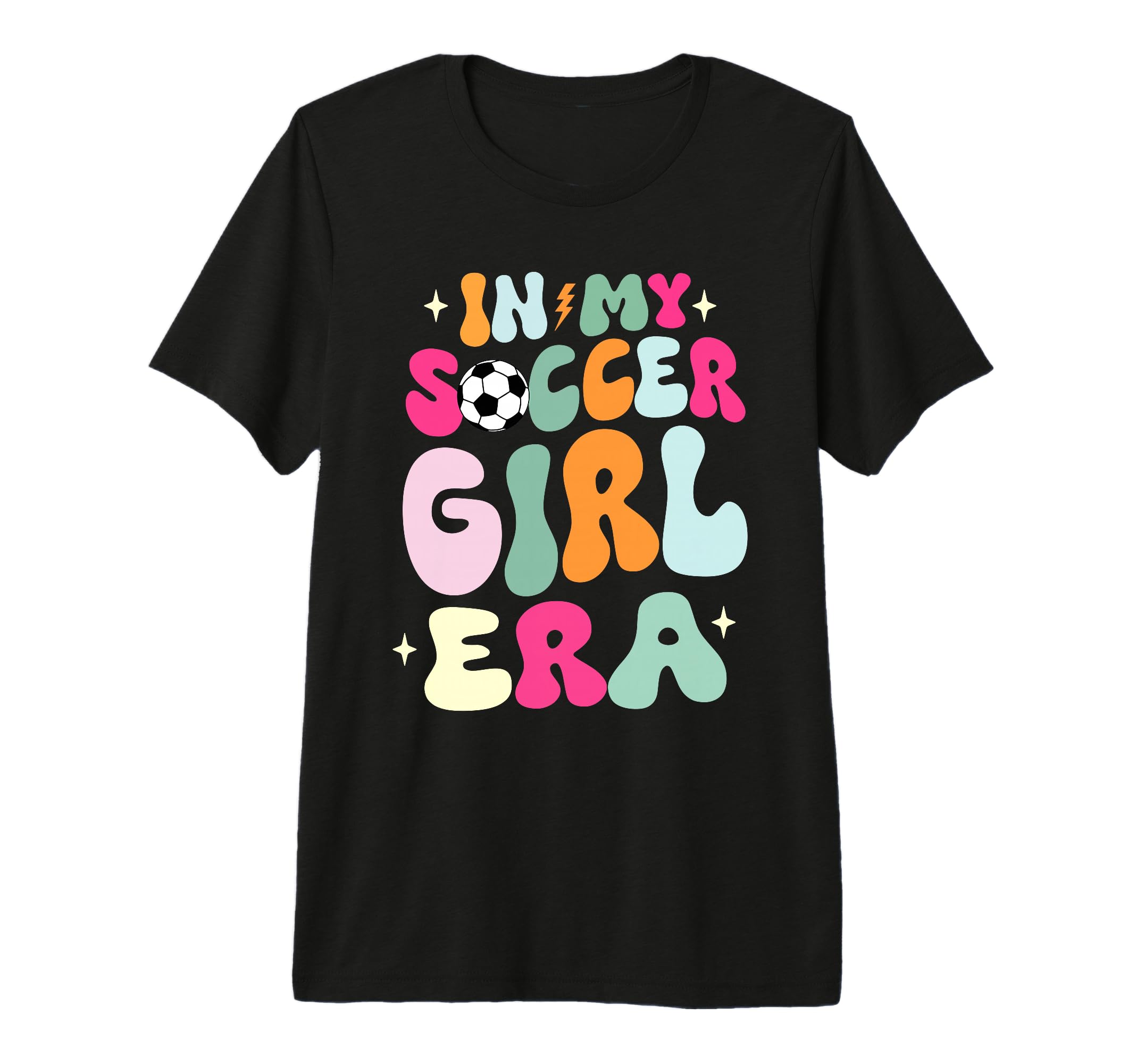 My Soccer Era Groovy Soccer Tri Blend T-Shirt - Graphic Print Unisex