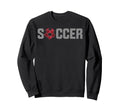 Soccer Football Ball Soccer Player Coach Sweatshirt - Graphic Print Unisex
