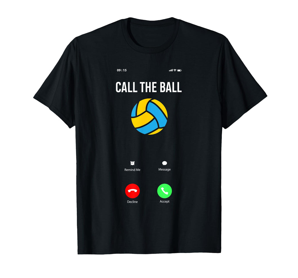 Call Ball Funny Volleyball T-Shirt - Minimalist Print Unisex