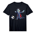 Soccer Vampire Halloween Soccer T-Shirt - Graphic Print Men Women