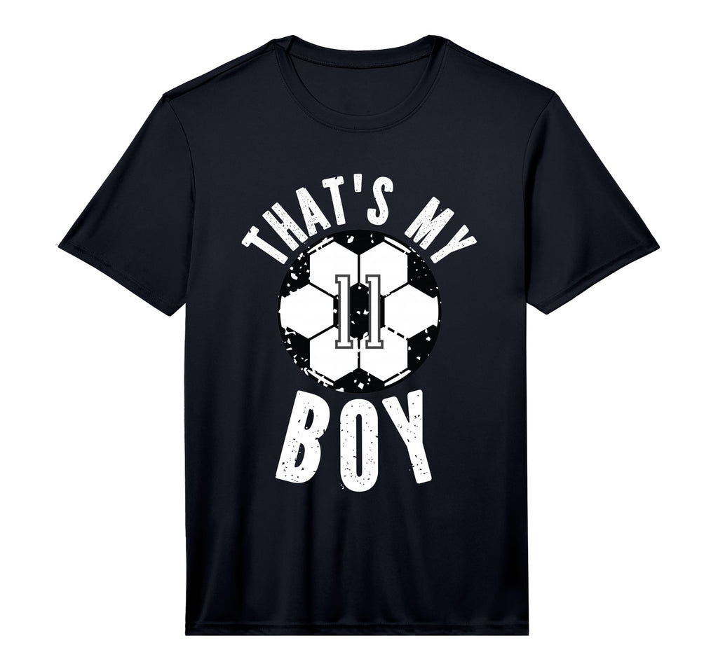 Thats My Soccer Number 11 Performance T-Shirt - Streetwear Style Men Women