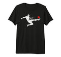 Valentines Us Soccer Player T-Shirt - Minimalist Print for Adults