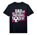 Mens Soccer Birthday Birthday Dad T-Shirt - Aesthetic Graphic for Adults