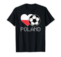 Poland Soccer Polish Flag Polska Love T-Shirt - Novelty Apparel for Adults