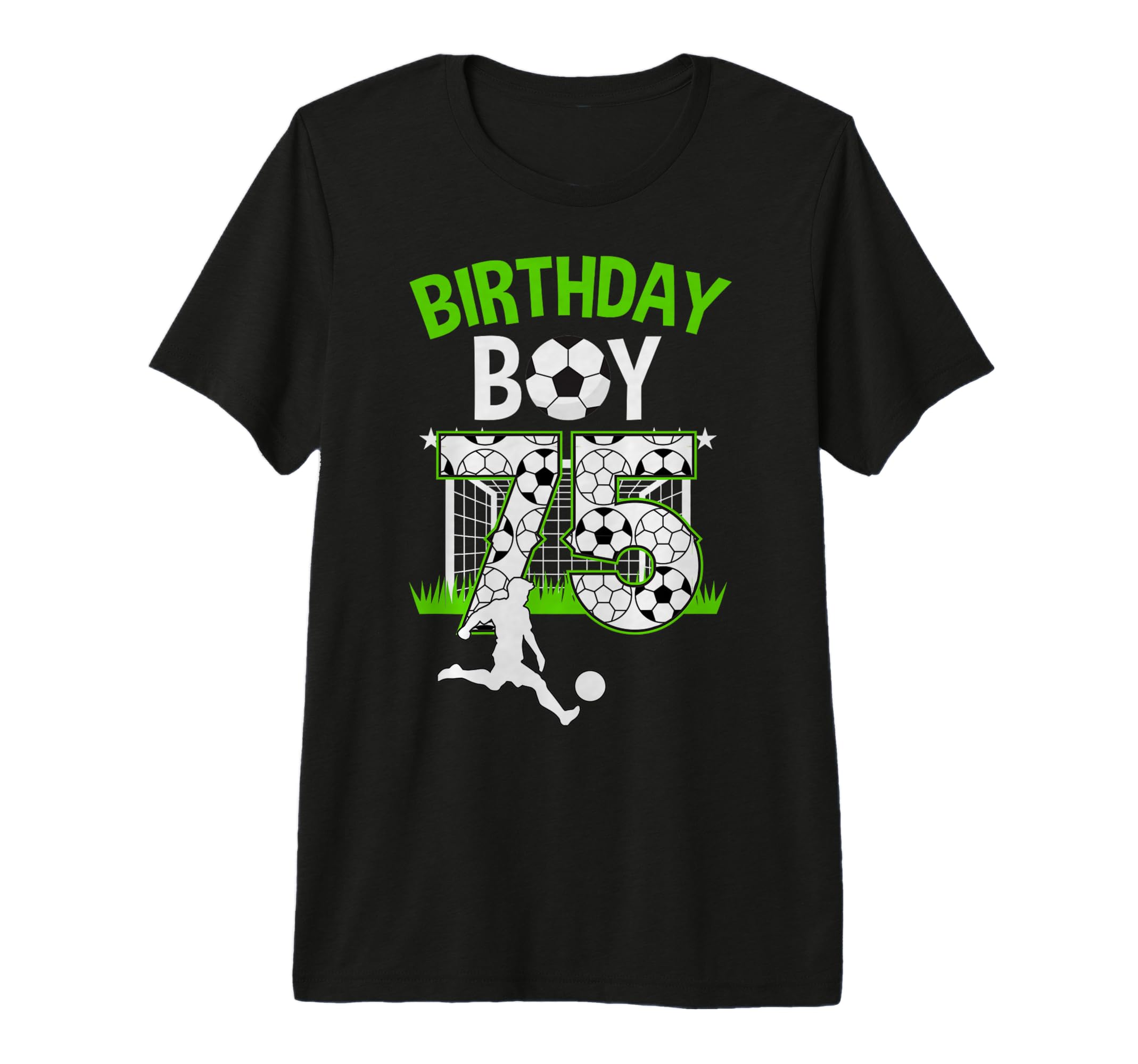 Birthday Soccer 75 Year Old Who T-Shirt - Streetwear Style for Adults